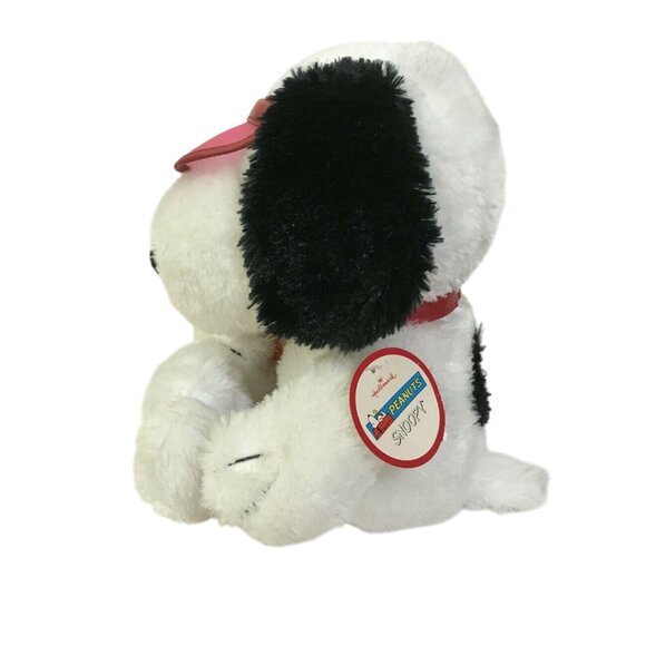 PERFECT PAIR Card Playing Snoopy Plush w/ Visor & Arm Band w/tag Hallmark - Picture 8 of 11
